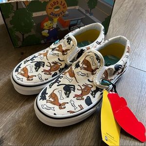 AMAZING SIMPSONS Kids SLIP ON VANS 12.5
